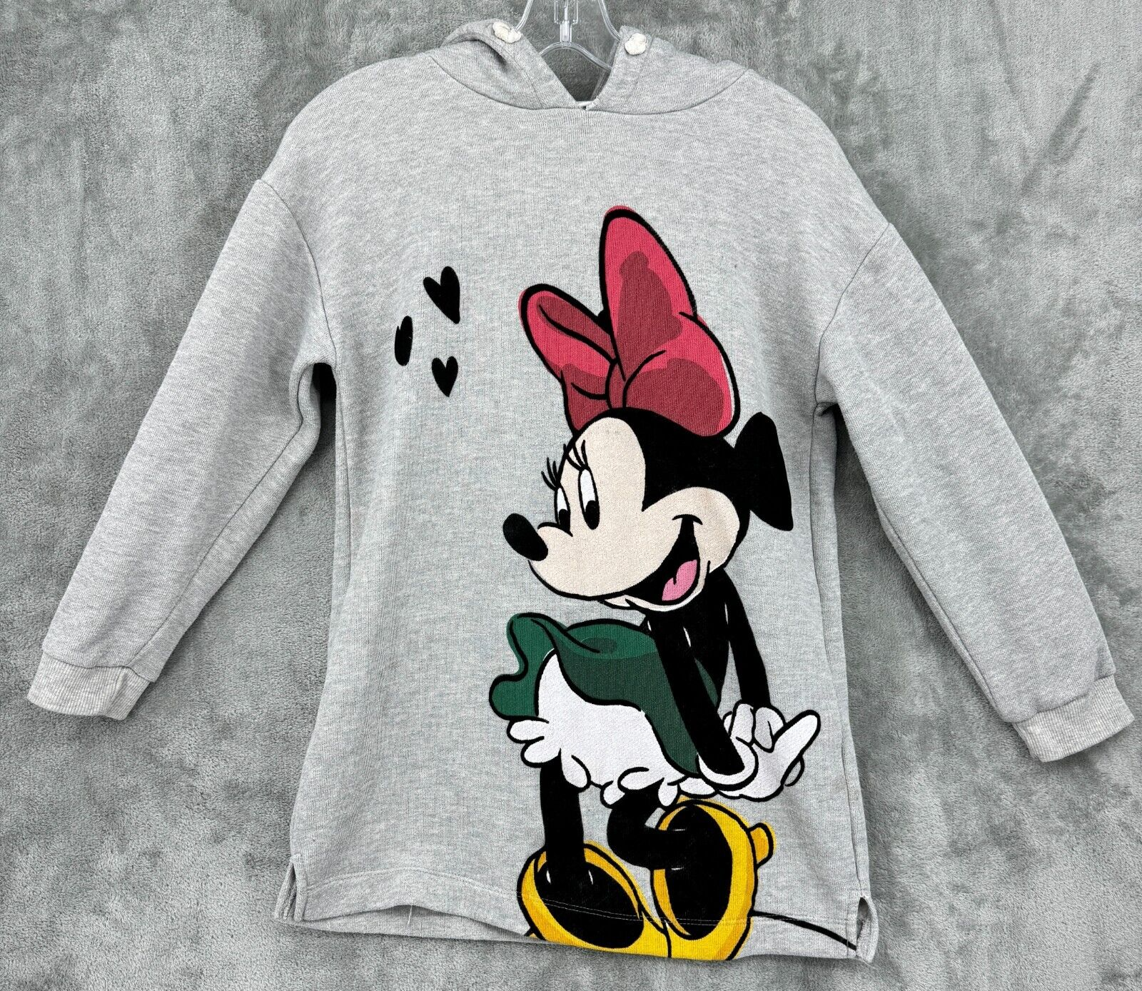 Disney - もえ Zara Sweatshirt Girls 10 Disney Minnie Mouse Pullover Hooded