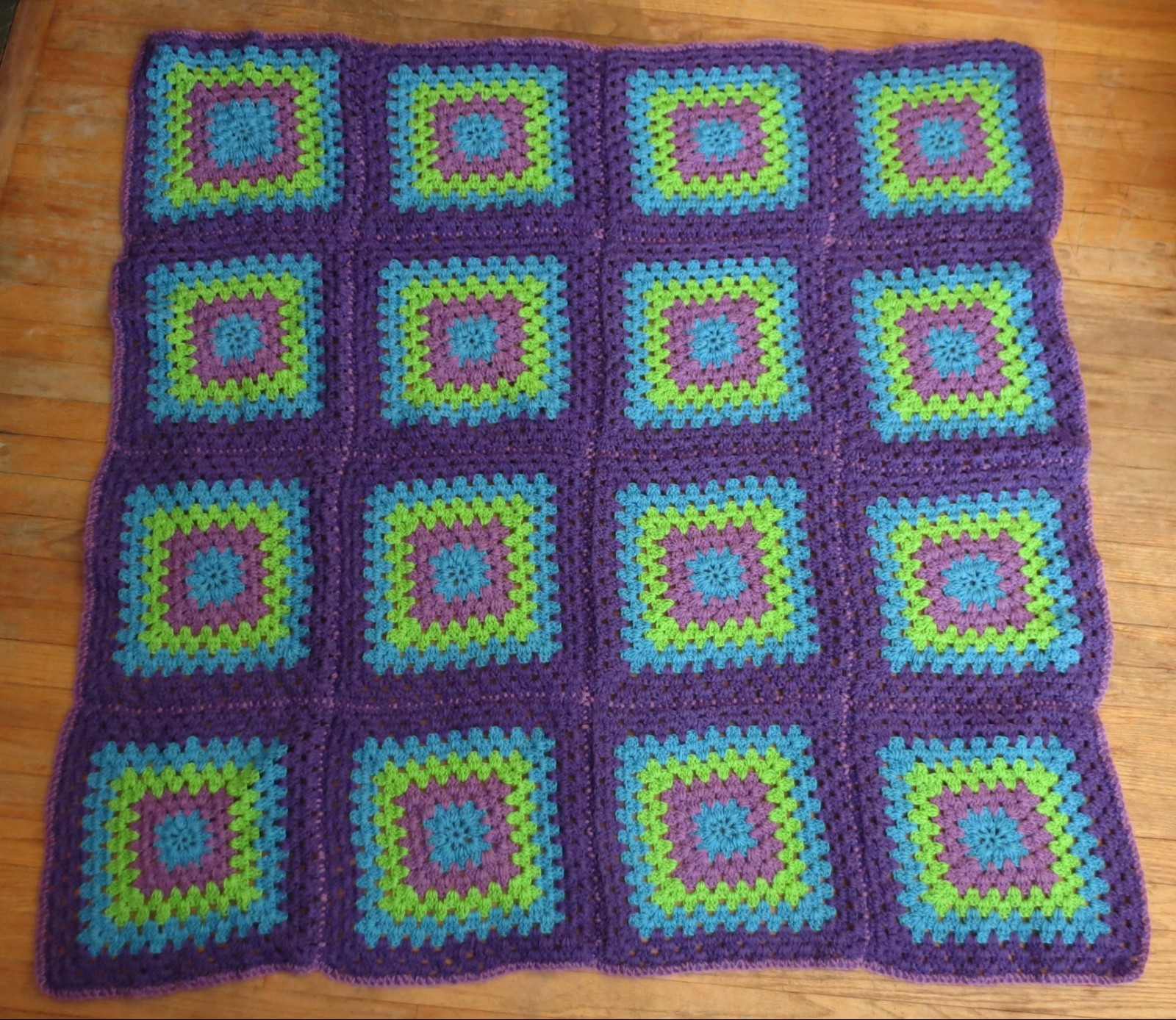 Giant Handmade Cotton Reversible Bohemian Bed or Sofa Cover 54x54 inches