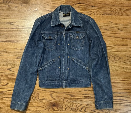 Authentic 60s 70s Vintage WRANGLER Blue Bell 24MJZ Denim Authentic 60s 70s Vintage WRANGLER Blue Bell 24MJZ Denim