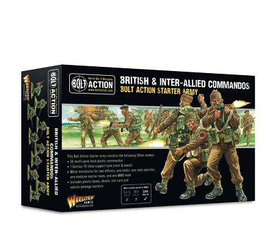 Bolt Action: Начальная армия британских и межсоюзнических коммандос