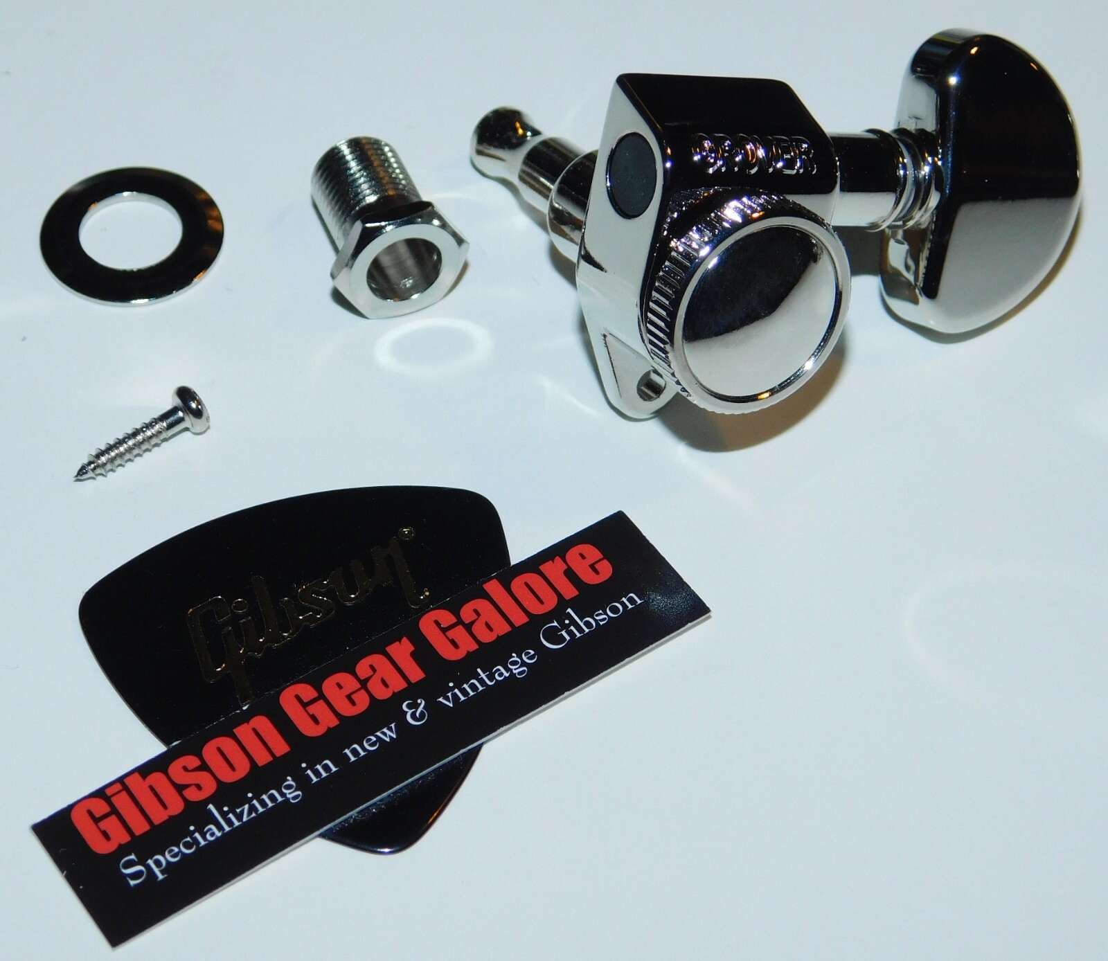 whiteroseGROVER ペグ Nickel Gibson USA whiteroseGROVER ペグ Nickel Gibson USA Gibson Les Paul Tuner