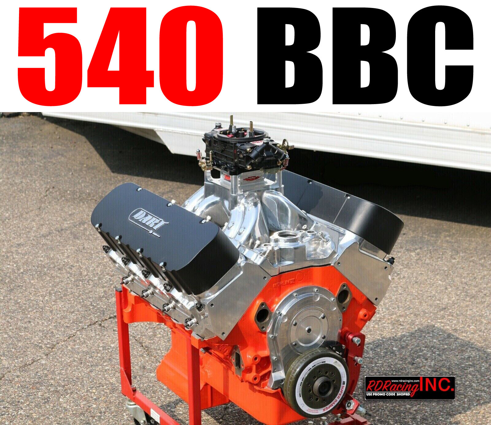 540 BIG BLOCK CHEVY PUMP GAS CALLIES DART JE PISTONS FULL