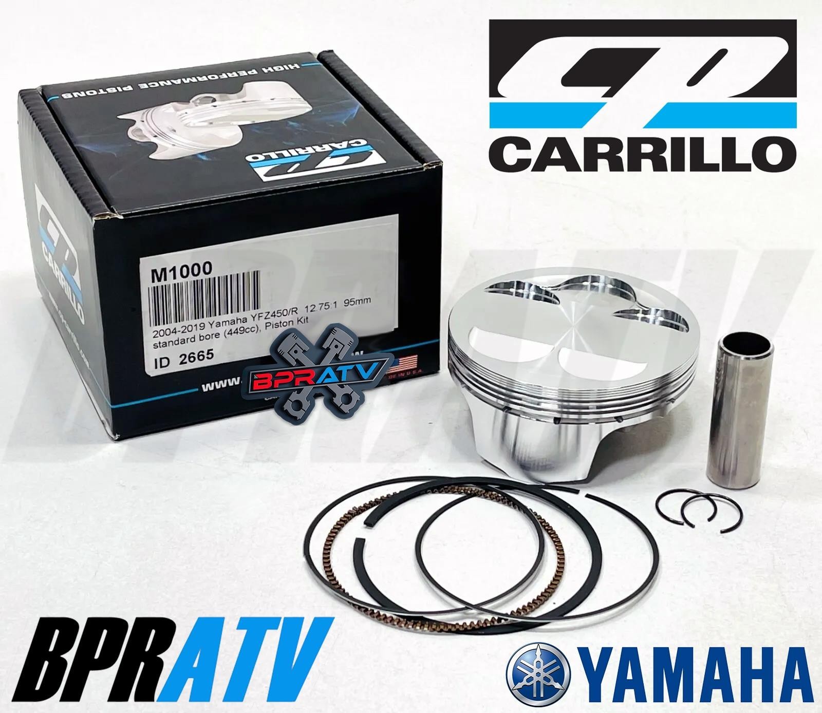 Yamaha YFZ450R YFZ 450R 450X 95mm CP Carrillo Stock Bore Cylinder Piston 12.75:1