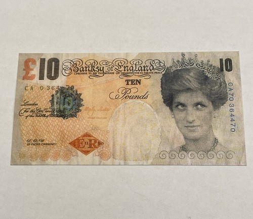 Banksy Di-Faced Tenner Replica Ships From USA | eBay