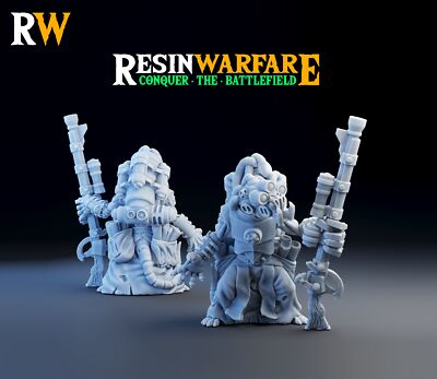 Rat Tecnomancer, DnD Wargames Fantasy Ratmen Warriors Sniper Crew Miniature