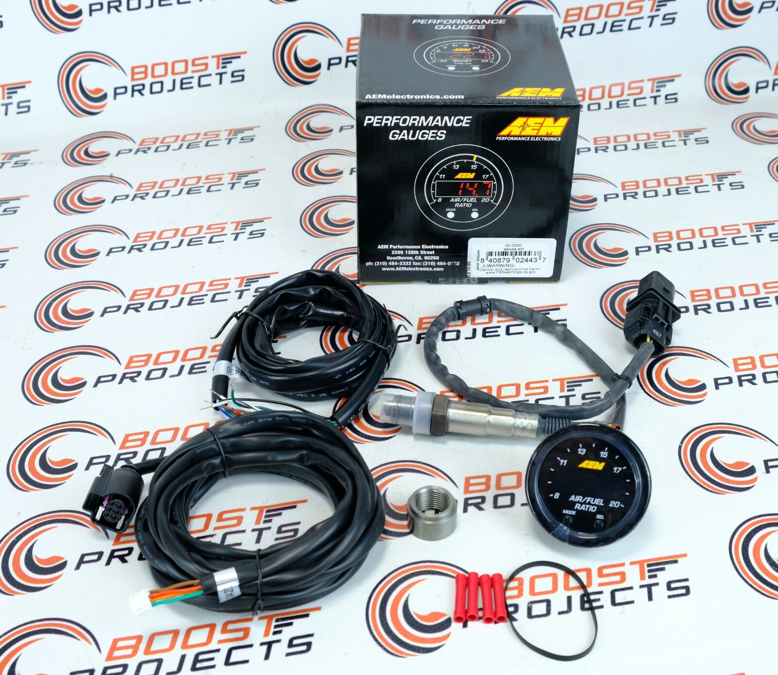 AEM X-Series Wideband Gauge 52mm 2 1/16" O2 UEGO Air Fuel AFR Controller 30-0300