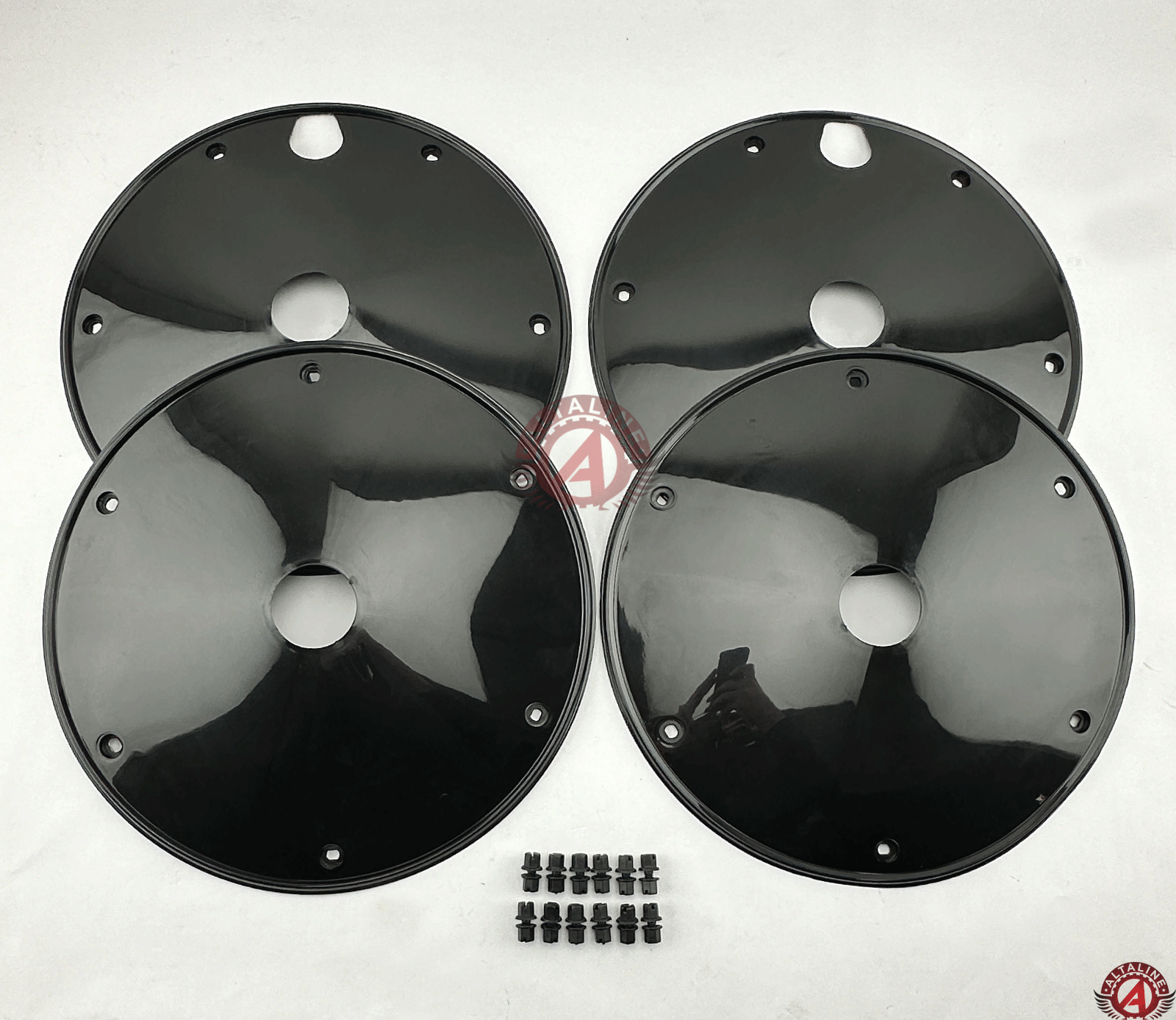 20" ALTALINE Bicycle ABS BLACK Wheel Cover.