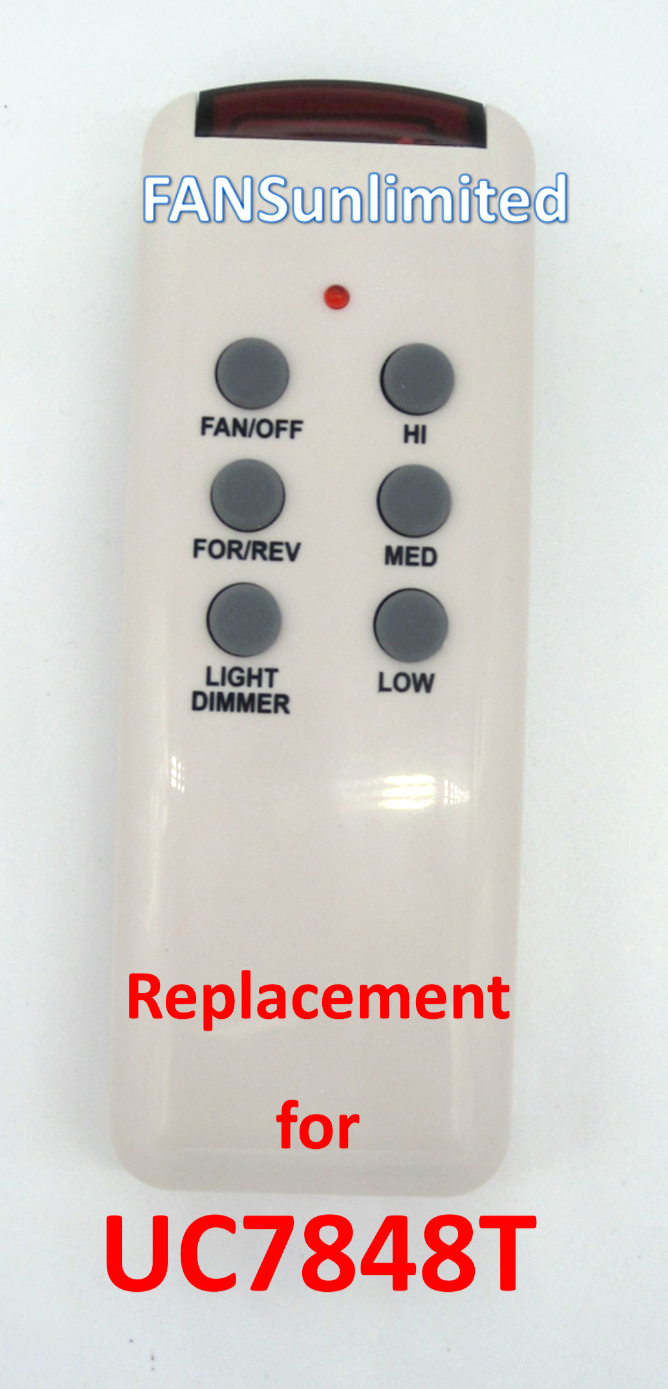 Hunter Ceiling Fan Wireless Remote Control Uc7848t Shelly Lighting