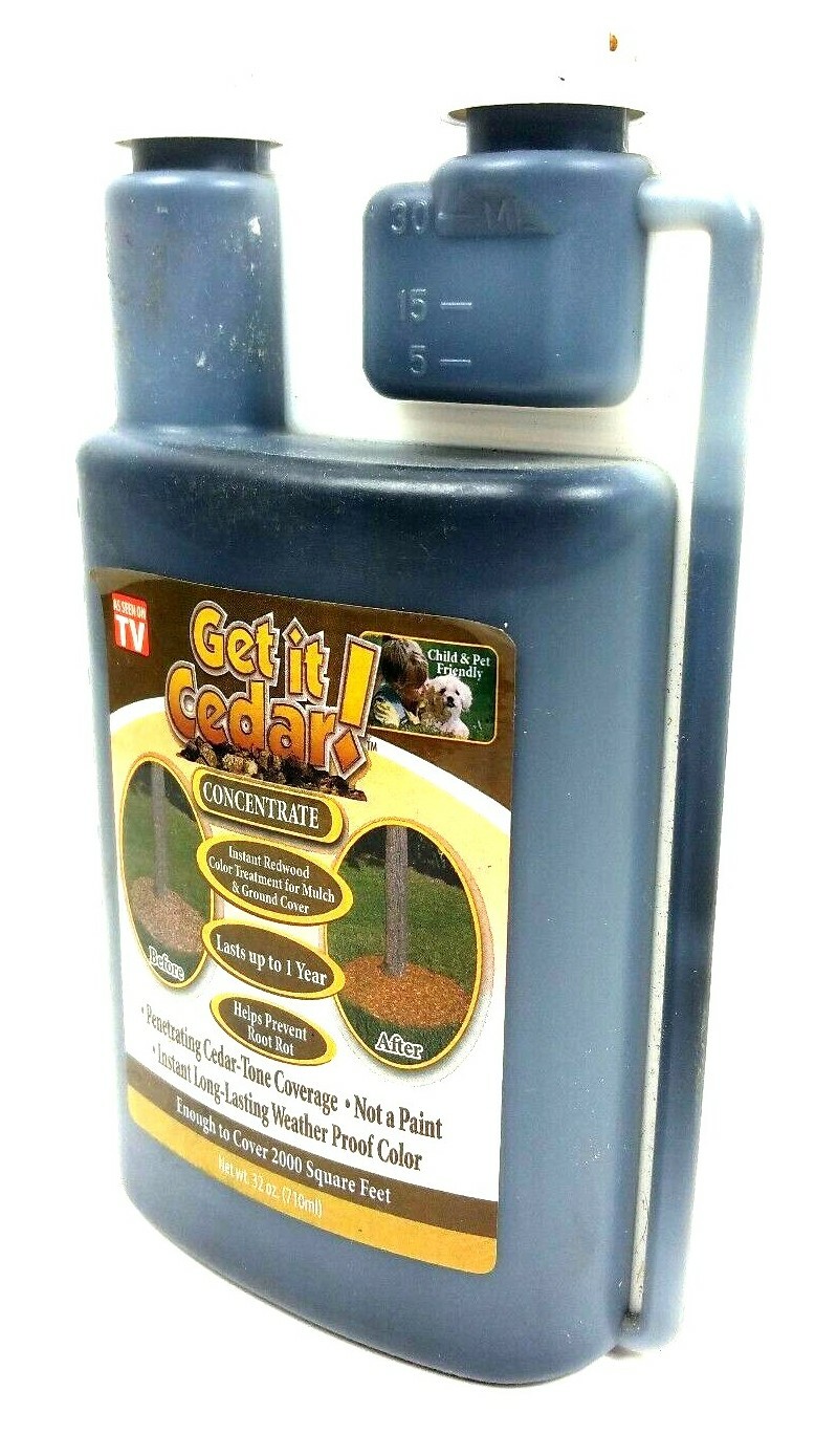 Science Solutions Get It Cedar Concentrate, Instant Cedar Color Mulch Treatment