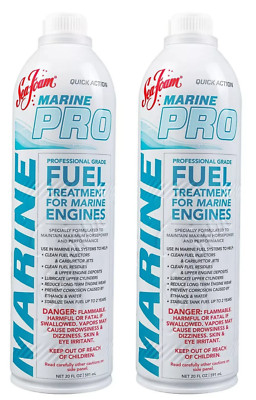 LOT OF 2 Seafoam MP20 Marine Pro Grade Fuel Treatment For Marine Engines 20oz