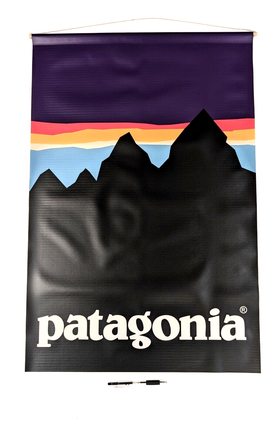 Patagonia Flag Vintage-Style Banner Retail Display Promo #1