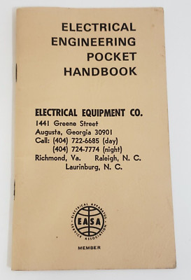 Vintage Electrical Engineering Pocket Handbook Do-it-Yourself 1982 by EASA