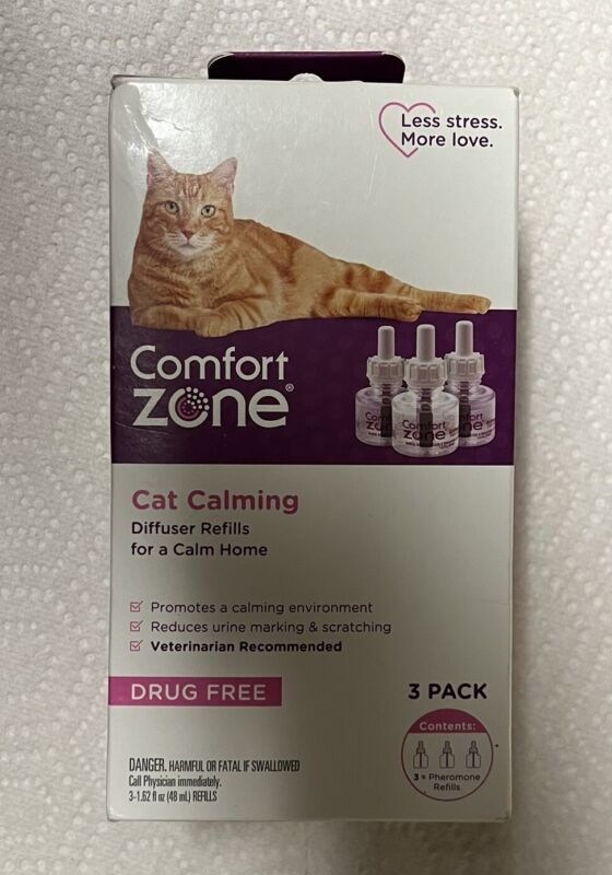 Comfort Zone Calming Diffuser Refills - (Pack of 3) - SEALED