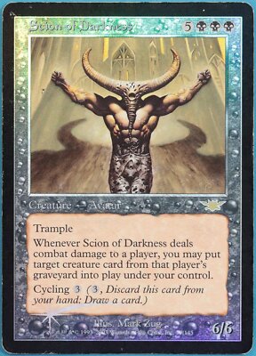 Scion of Darkness FOIL Legions HEAVILY PLD Black Rare CARD (322476