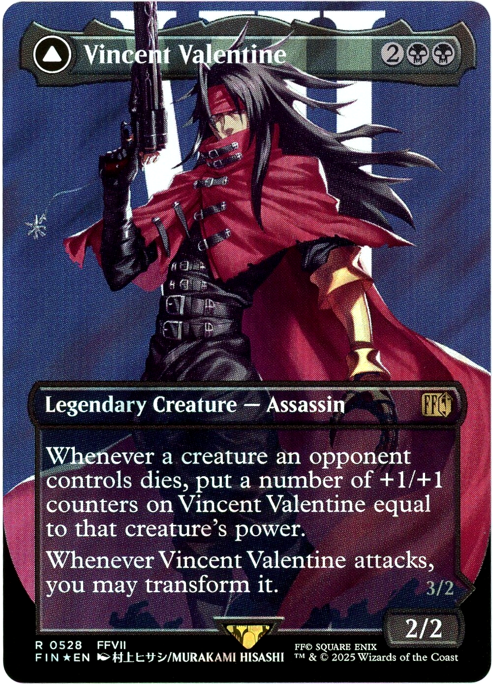 Vincent Valentine - Borderless Surge Foil - 0528 - Final