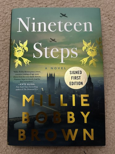 Millie Bobby Brown SIGNED AUTOGRAPHED Nineteen Steps Book