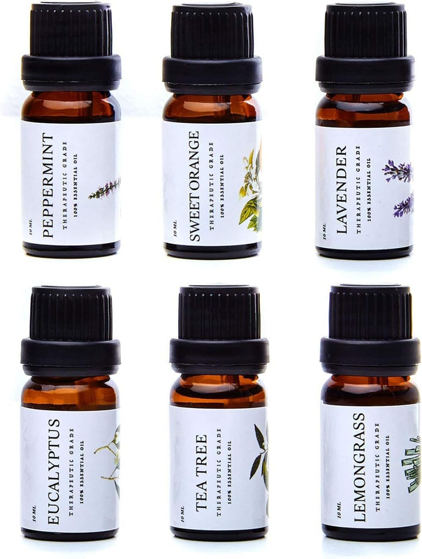 Essential Oils by Pure Essentials 100% Pure Oils kit- Top 6 Aromatherapy Oils Gi