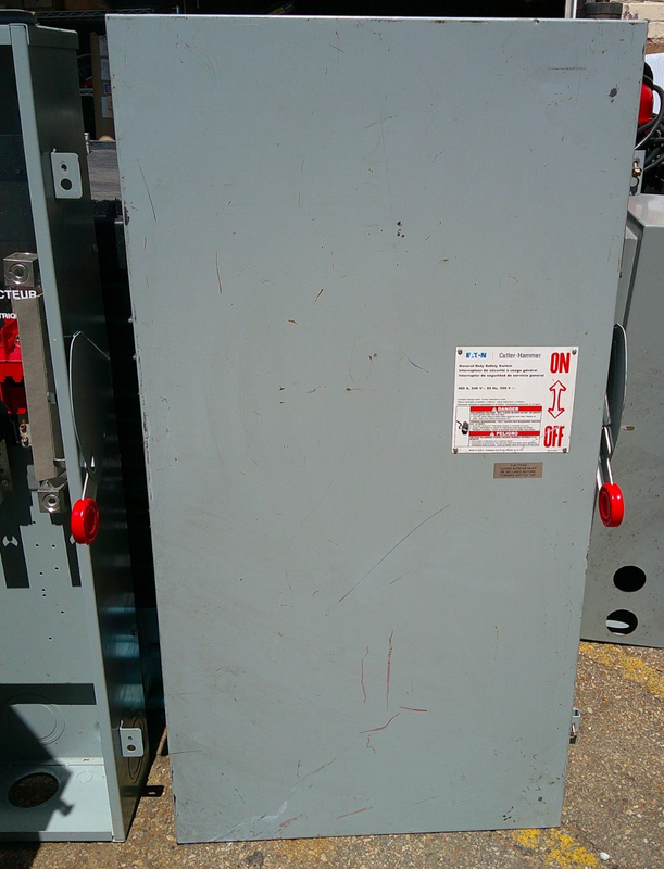 NEW Eaton DG325NGK SER. B 400A 240V 4-WIRE TYPE 1 (SEE DESC & PICS)