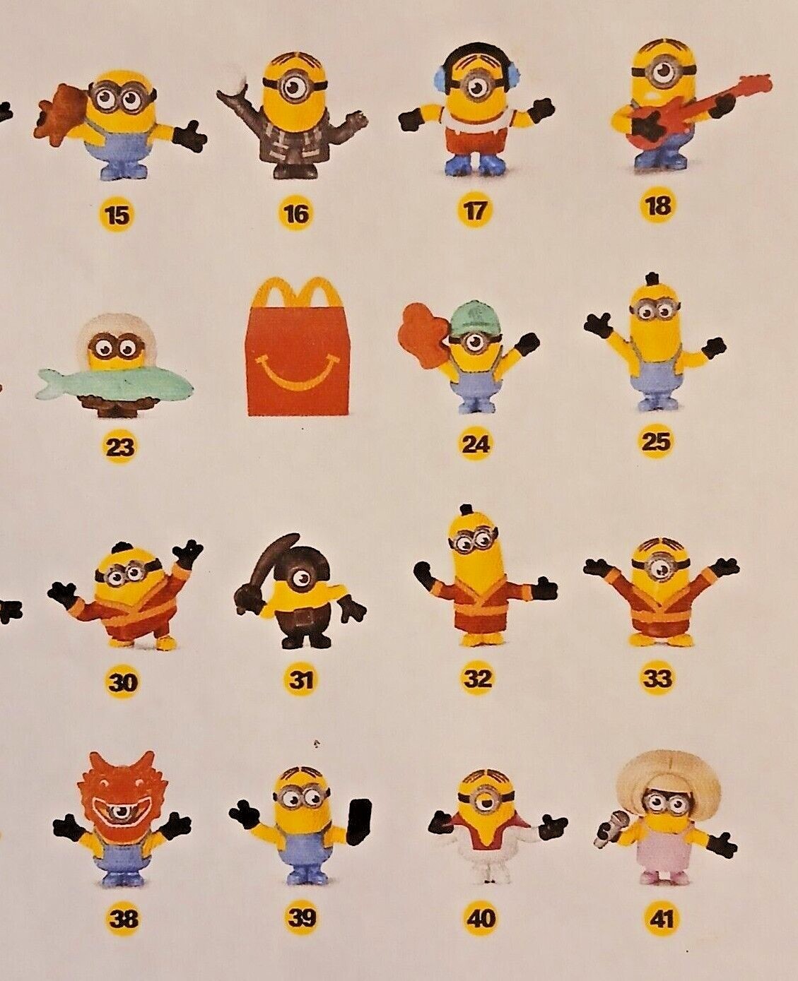 2020 McDONALD'S Minions Rise of Gru Dreamworks HAPPY MEAL TOYS
