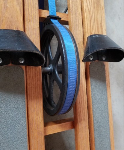 NordicTrack 505 Ski Machine Exercise Fitness Vtg Nordic Track Wooden with Meter