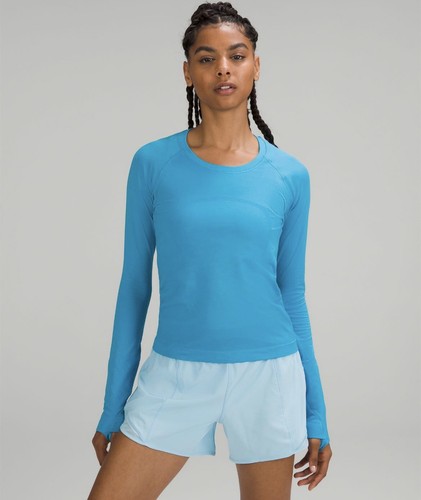 【美品レア品】ルルレモン　Swiftly Tech ロングTee サイズ4 NWT Lululemon Swiftly Tech Long Sleeve 2.0 RACE Length