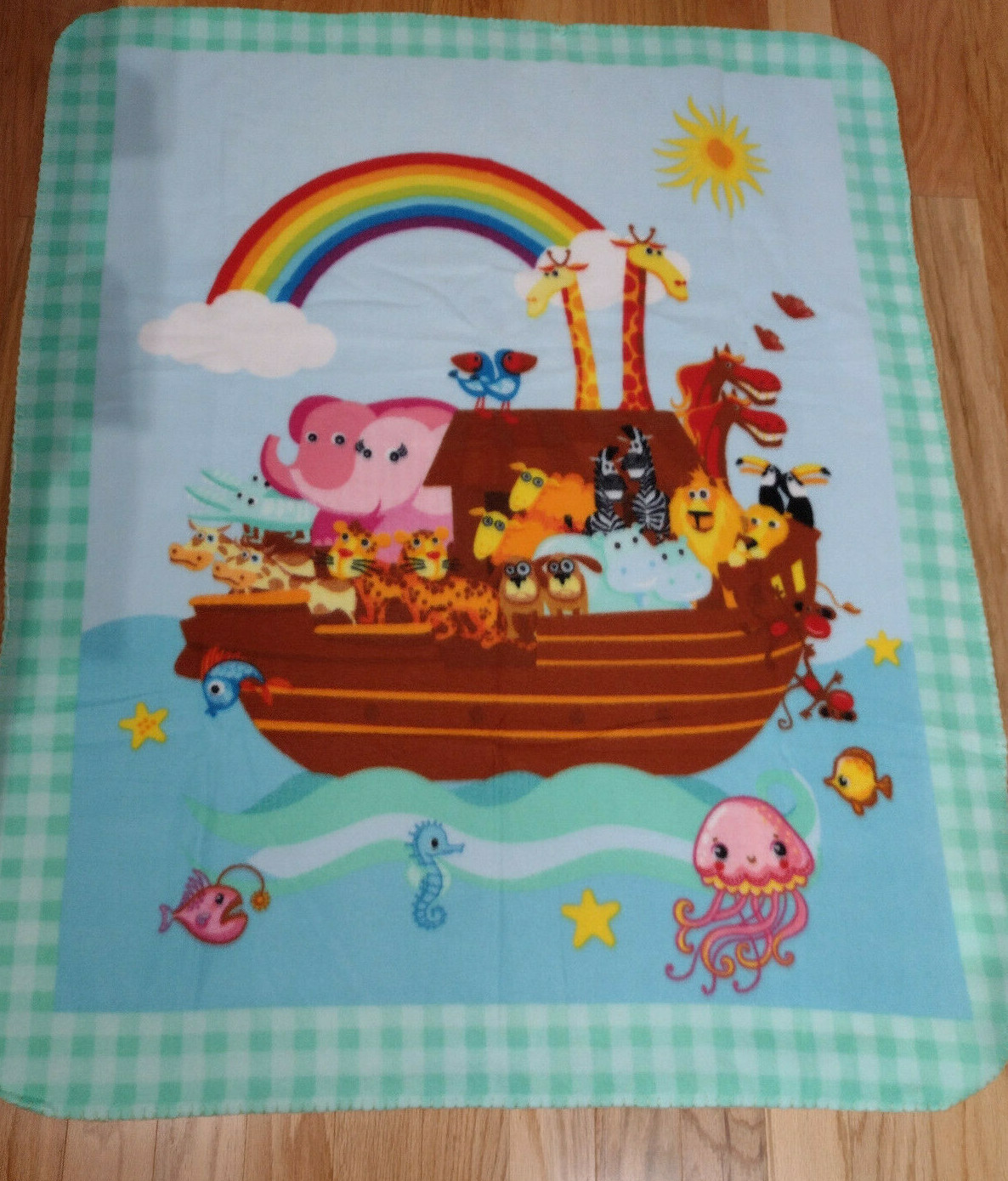 By Sunflower Garden Lightweight Fleece 39" X 48"