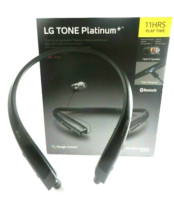 LG TONE Platinum+ HBS-1125 Bluetooth Headset With Google Assist ( DEFECTIVE )