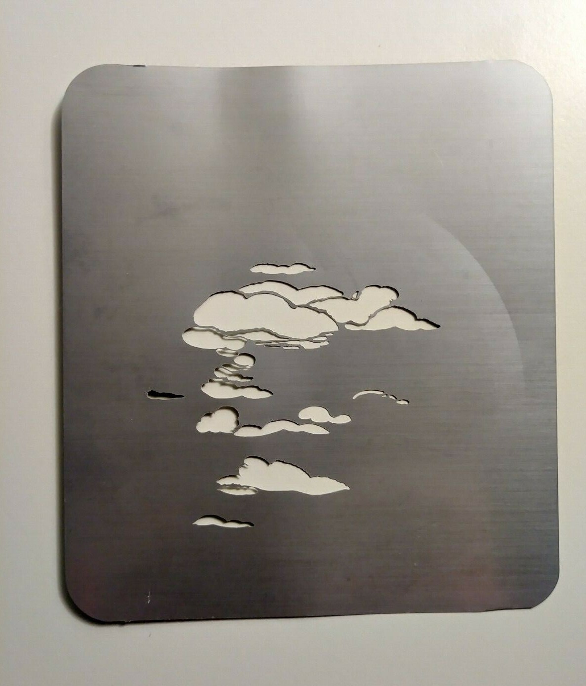 Vintage 1975 GREAT AMERICAN MARKET gobo creative metal template CLOUD 6 229