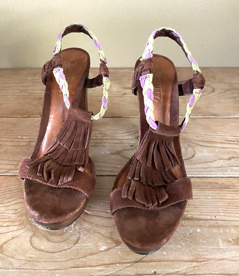 Schutz fringe heels sale