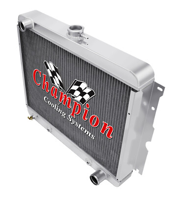 3 Row Atomic Champion Radiator for 1970 Plymouth Belvedere Small Block V8