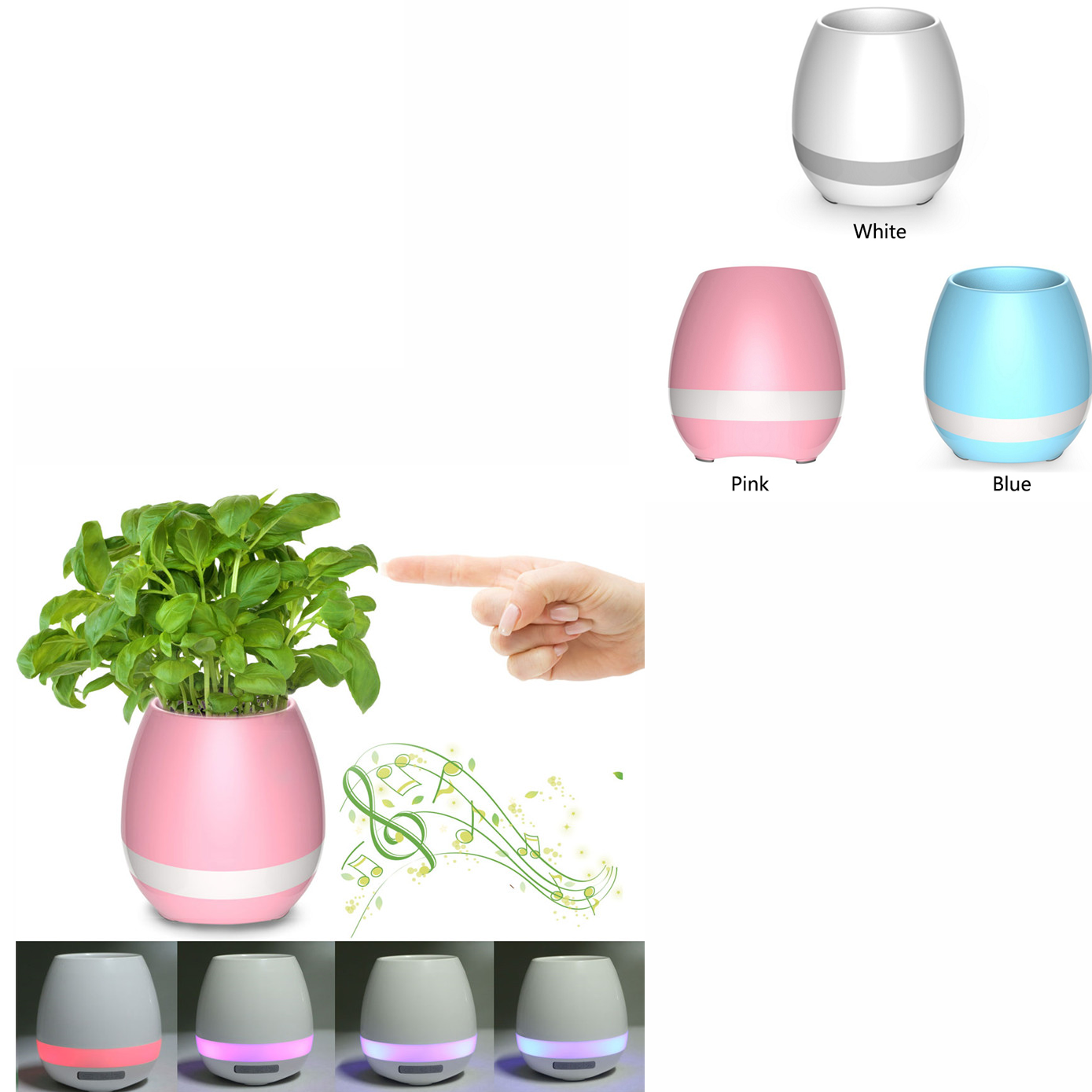 Altoparlante Cassa Speaker TeKone W321d Bluetooth A Forma Vaso Pianta Fiori hsb