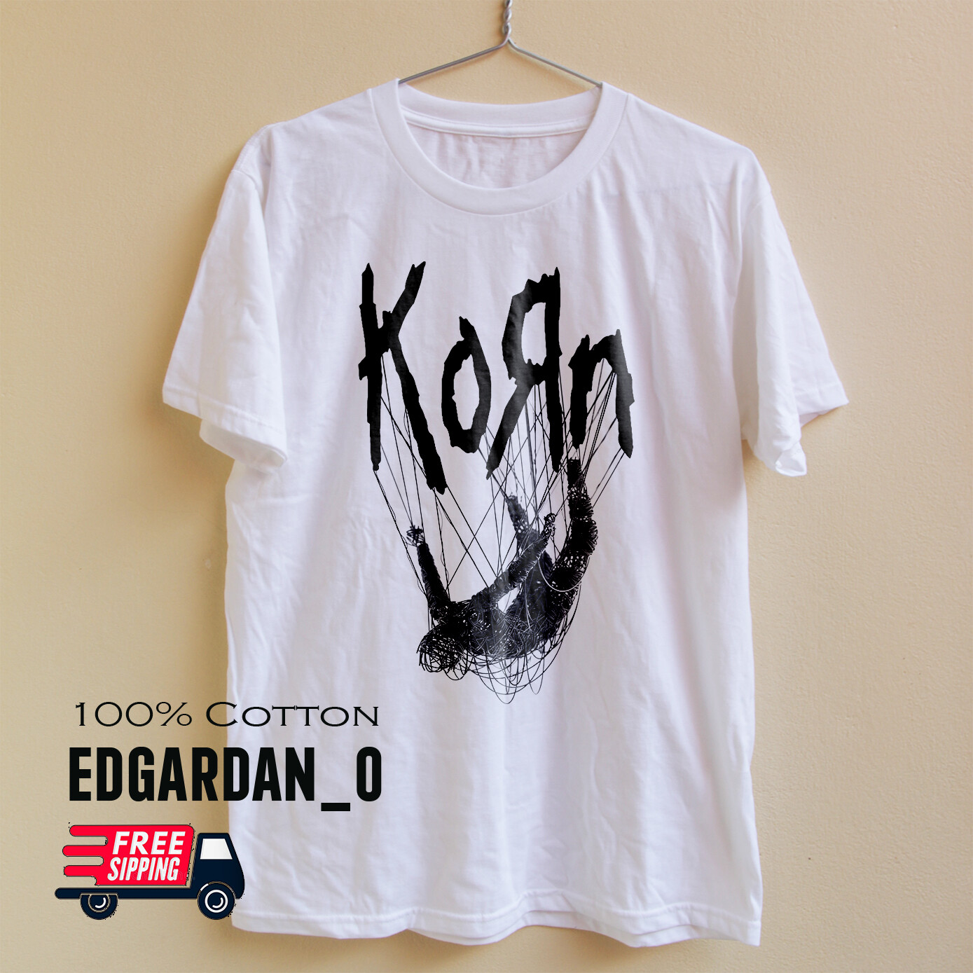 Korn The Nothing Rock Music White Unisex T-shirt S-5XL | eBay