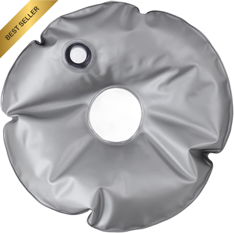 Portable Foldable round Water Weight Bag, Patio Beach Umbrella Base Stand, Water