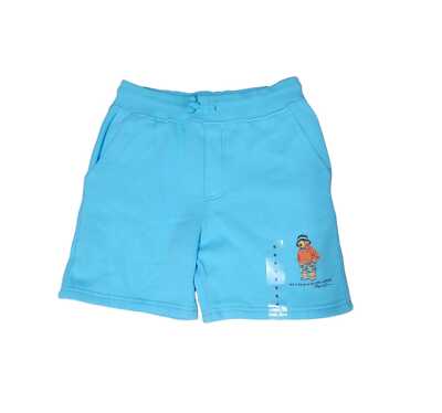 【関税&送料込】Polo Ralph Lauren Light Blue Shorts In Cotto Polo Ralph Lauren Men Light Blue Cotton Blend Terry Polo