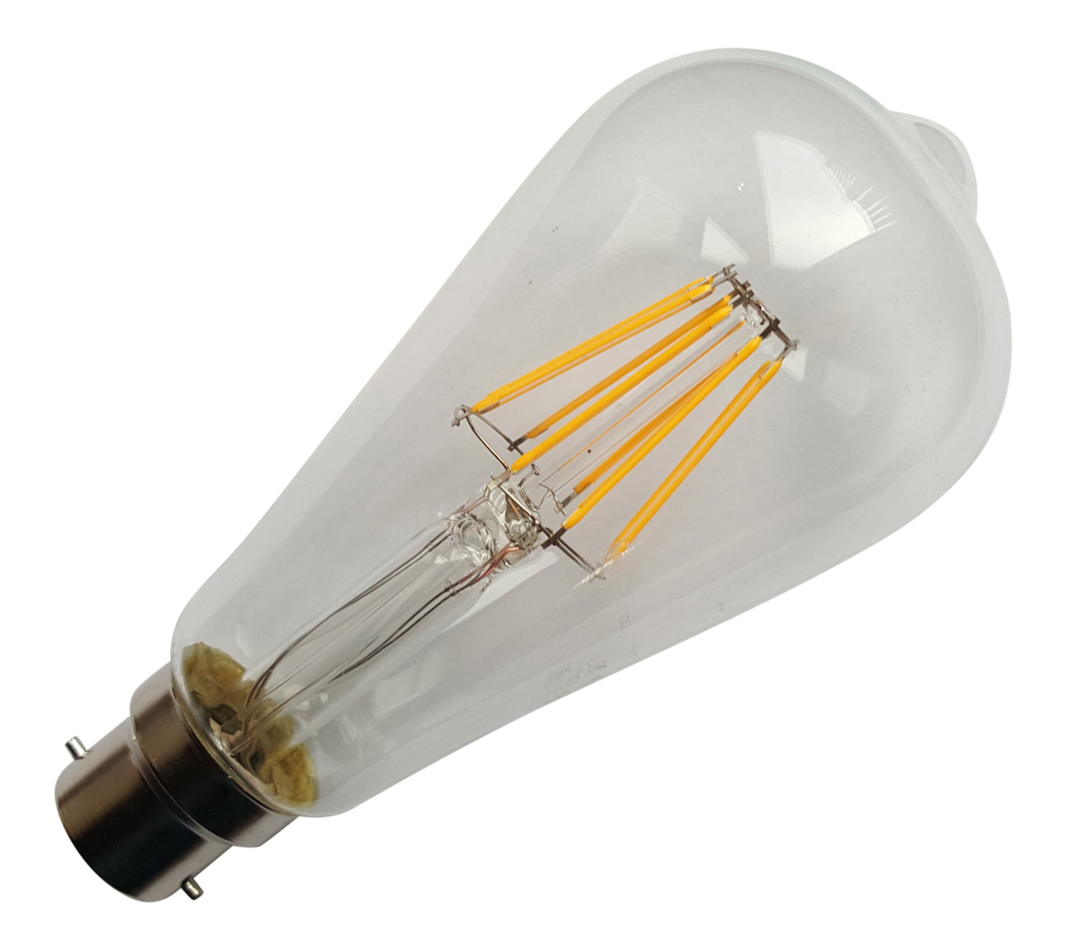 B22 BC 240V 6.5W 800LM WARM WHITE (2700K) LED FILAMENT BULB