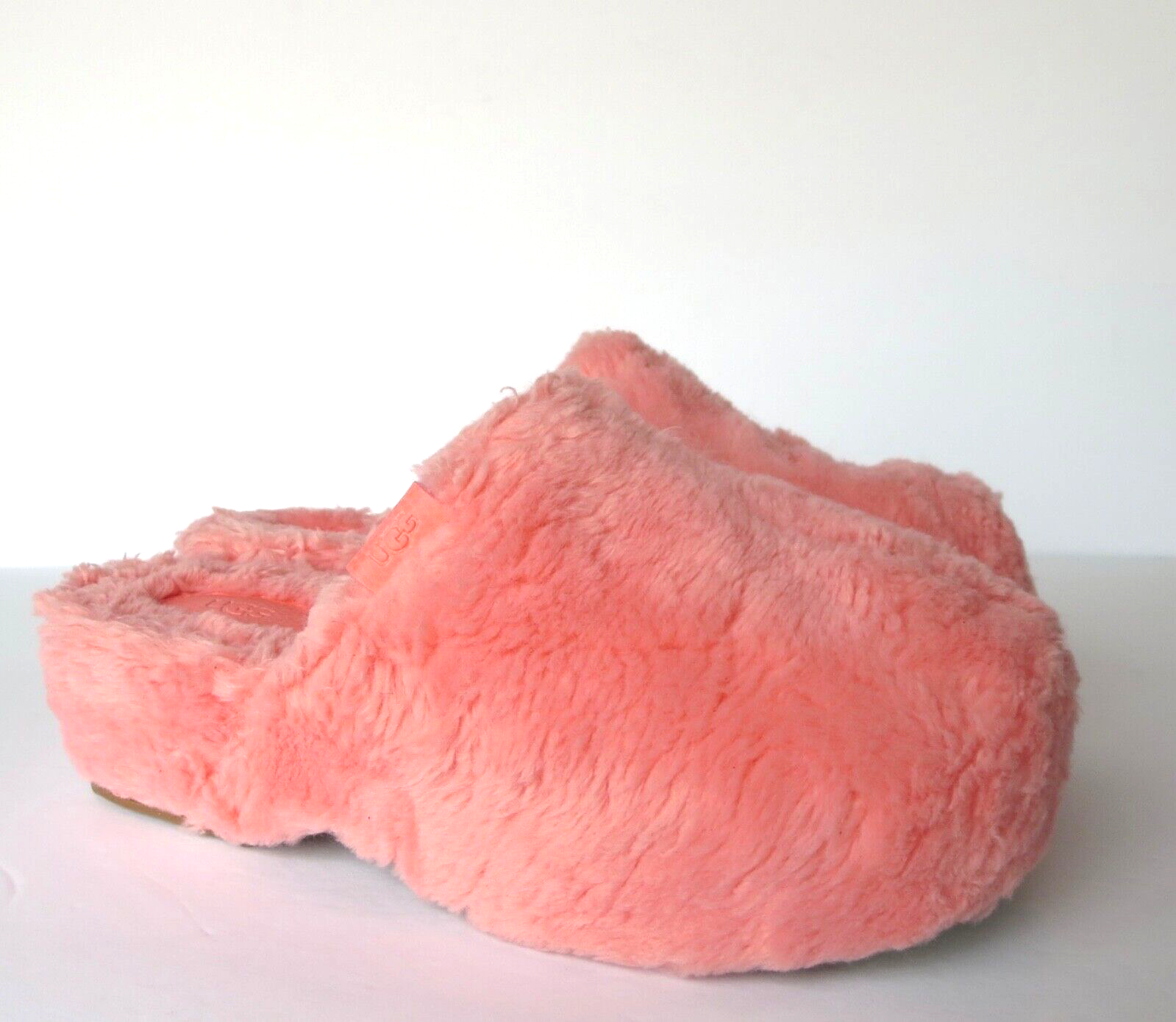Ugg Fuzz Sugar Clogs (8) Slippers Shoes Womens NEW 1130950 Peach