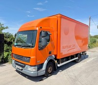 2009 DAF LF45,160 GRP BOXVAN TAIL-LIFT 7.5 TON MANUAL HORSEBOX EXPORT RECOVERY