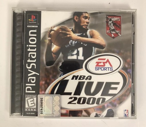 Sony Playstation 1 Sports Lot of 3 NBA Live 2000 Madden 2000 NFL Gameday 2000