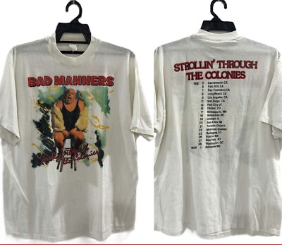 Retro Bad Manners Short Sleeve Unisex All Size 7D1402