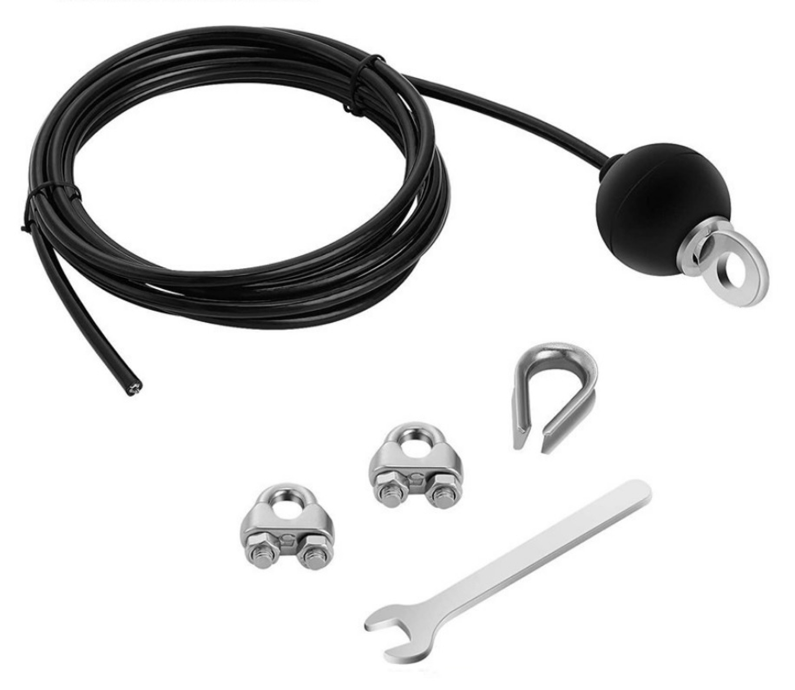 Lot De 2 Poulies Acier 88mm à œillet - Guidage 360° Pour Câble - BAYLI