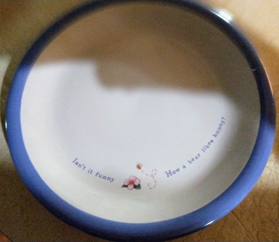 Winnie The Pooh Disney 7 3/4'' Plate~Isn't It Funny How A Bear Likes Hunny?~EXC!!