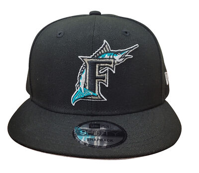 Бейсболка New Era 9Fifty MLB Florida Marlins Cooperstown, изготовленная на заказ без рецепта (70624155) -