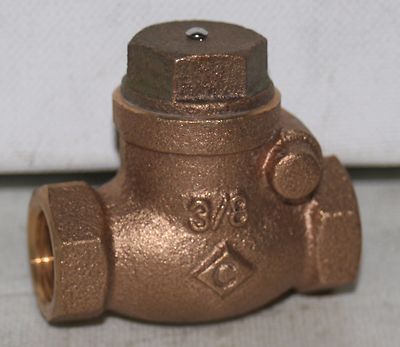  3/8'' Swing Check Valve Bronze 200# CWP Class 125S Stockham Jenkins