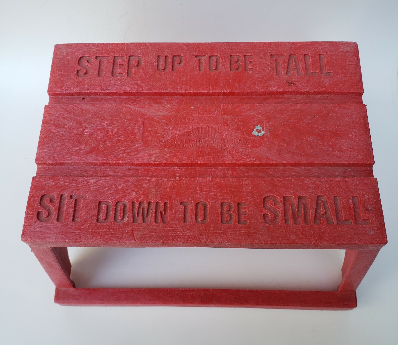 Vintage Empire Toys Step Stool Step Up To Be Tall Sit Down Be Small