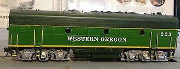 Athearn 223 HO Western Oregon EMD F7B Locomotive Non Power Dummy