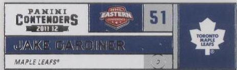 2011-12 Panini Playoff Contenders - Jake Gardiner #251