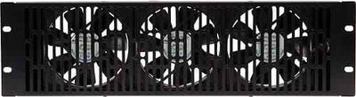 Sanus - Foundations Component Series 3U High-Volume Fan - Black