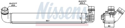 NISSENS 96569 Intercooler, charger for RENAULT