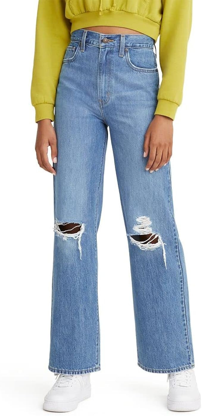 Levi's Women's High Waisted Straight Jeans, Joe Strut-Medium