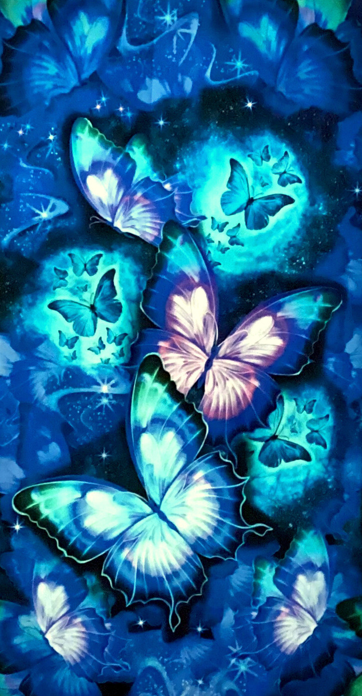 レアデック　Butterfly Cosmic Butterflies Butterfly Fabric 24